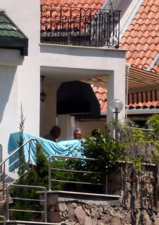 Baykal balkonda görüntülendi