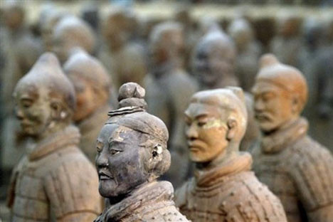 Yeraltındaki Terra Cotta ordusu