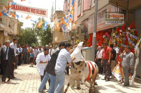 Antepliler bakanı el üstünde tuttular