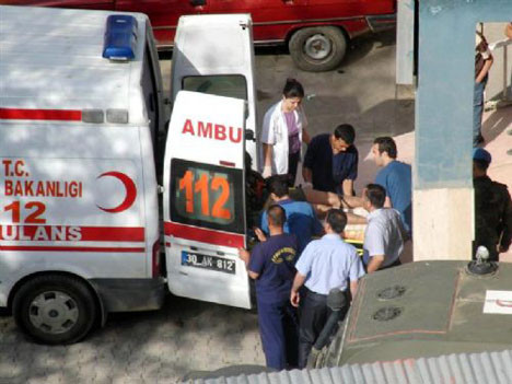 Yaralı askerler hastaneye böyle getirildi