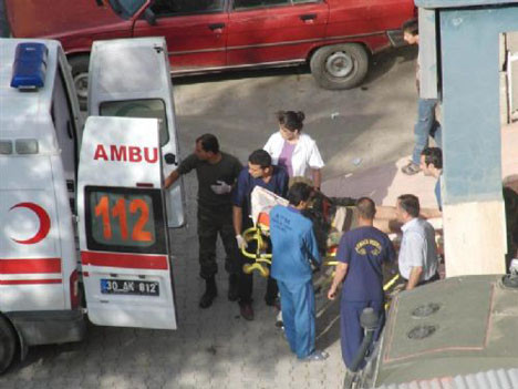Yaralı askerler hastaneye böyle getirildi
