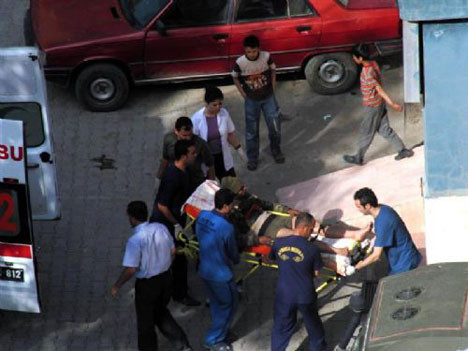 Yaralı askerler hastaneye böyle getirildi