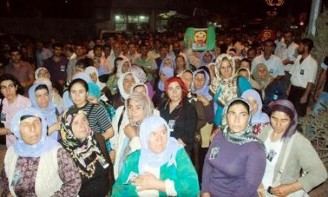 Öldürülen PKKlıya cenaze töreni !
