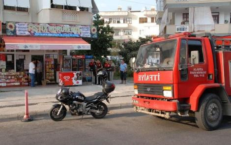 Borç için kendini yaktı