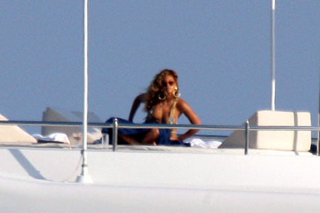 Beyonce tatilde!