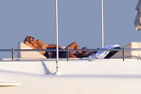 Beyonce tatilde!