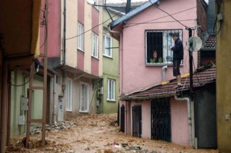 Yağmur bu kez Bursayı vurdu