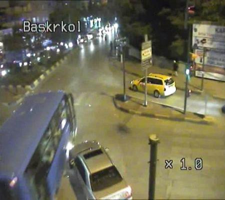 Trafikte alev aldı!