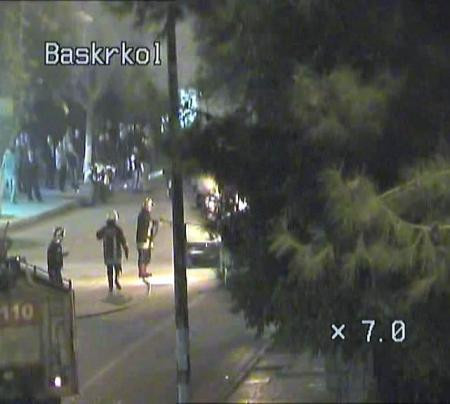 Trafikte alev aldı!