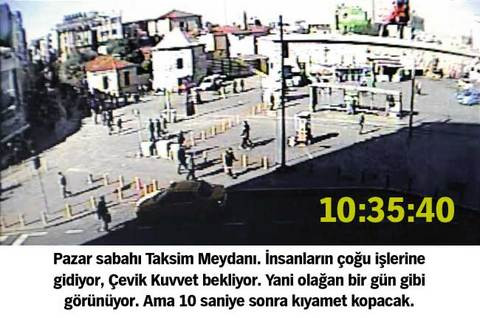 Kare kare patlama anı!