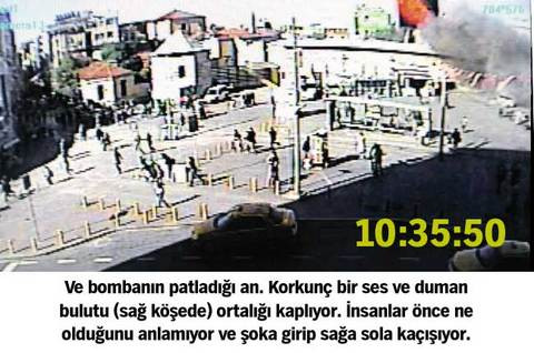 Kare kare patlama anı!