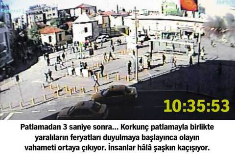 Kare kare patlama anı!