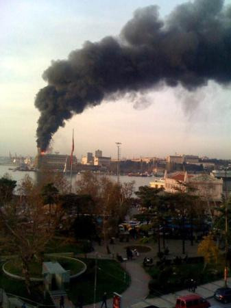 Haydarpaşa Garında yangın!