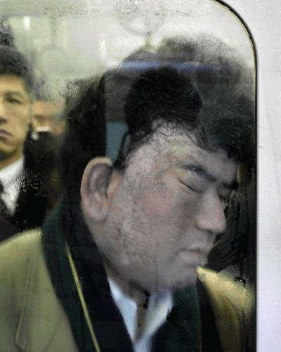 Metrodan uyku manzaraları