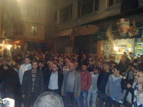 Ülkücüler dizi setini bastı!
