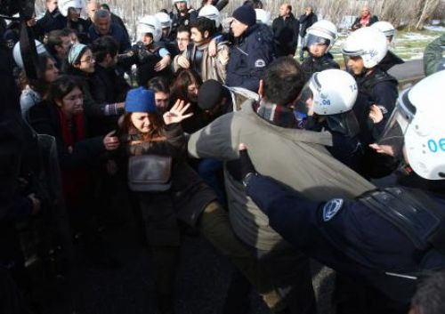 Erdoğana ODTÜde protesto!