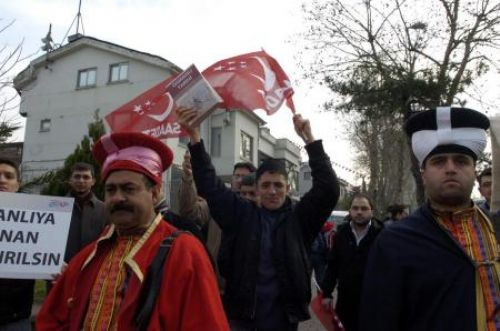 Dizi setini aratmayan protesto