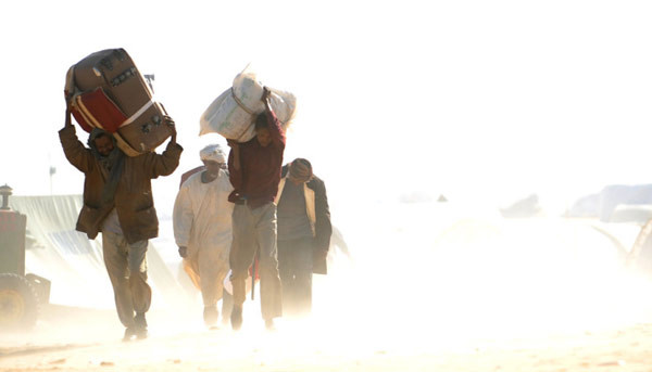 Libyadan kaçışın dramatik görüntüleri