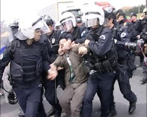 Köprü girişinde BDP eylemi!