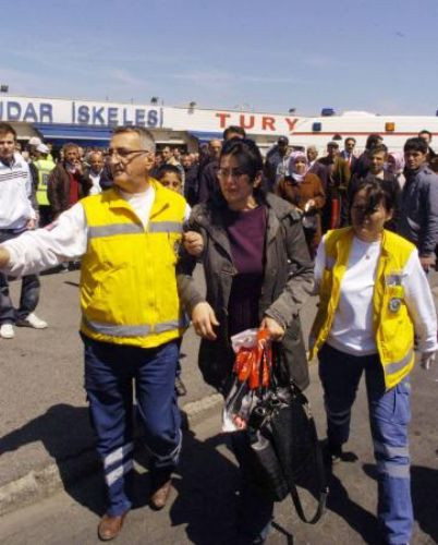 Üsküdar - Eminönü motoru kaza yaptı