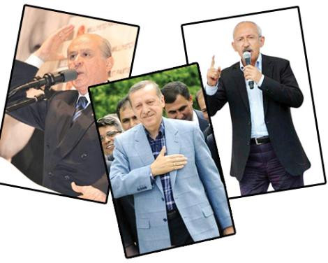Üç lider, üç stil!