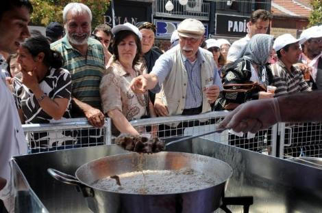 Edirnede ciğer izdihamı