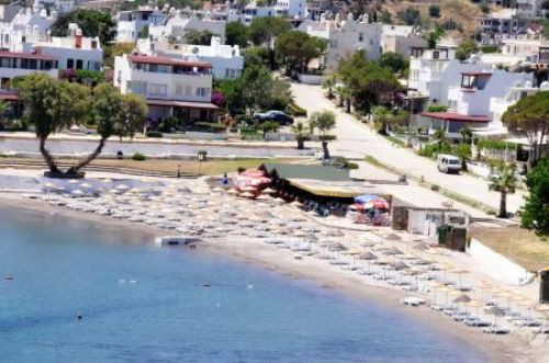 Bodrum sahilleri boş kaldı