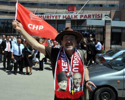 Kılıçdaroğluna destek gösterisi