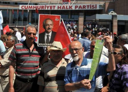 Kılıçdaroğluna destek gösterisi