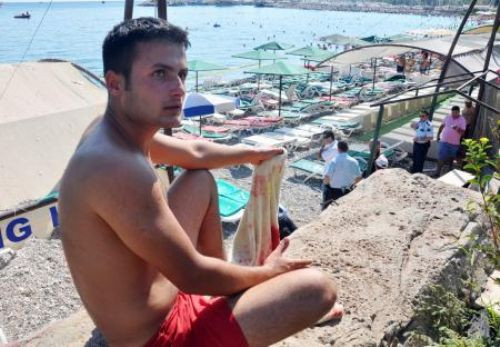 Kemerde plajda patlama !