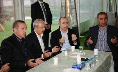 Kılıçdaroğlundan Erdoğana taziye ziyareti