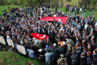 Şehit Ahmet Tuncelin cenazesi