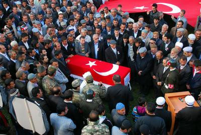 Şehit Ahmet Tuncelin cenazesi