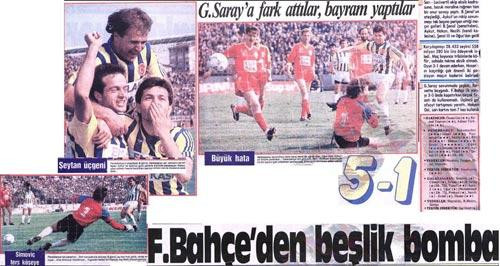 Unutulmayan G.Saray - F.Bahçe derbileri
