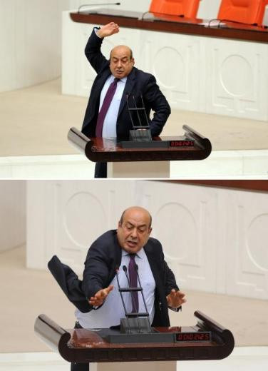 BDPli Kaplan sinirlendi !