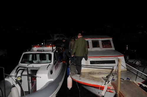 Tubanın ex eşi denizden kaçtı