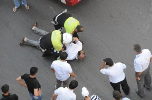 Diyarbakırı karıştıran trafik polisi
