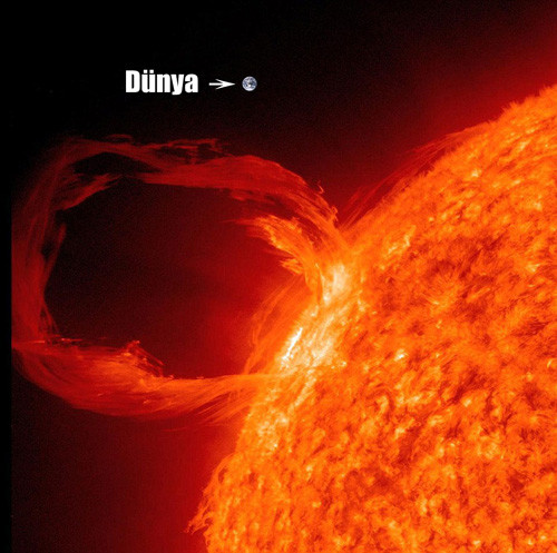 Dünyaya radyasyon savuran kamçı