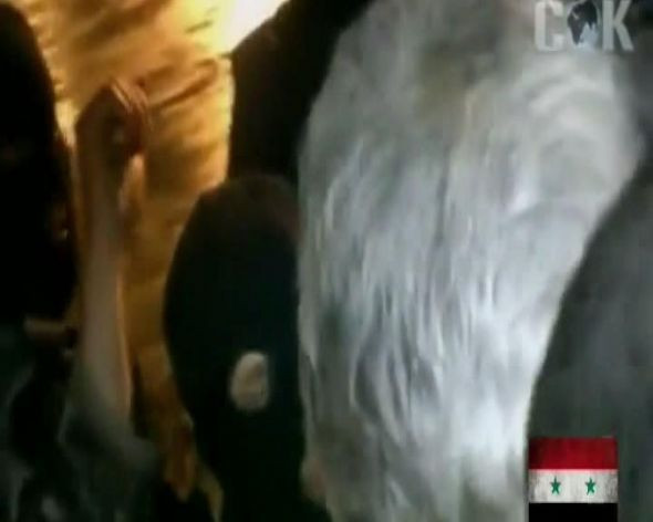 Suriye uçağının içerisinden görüntü