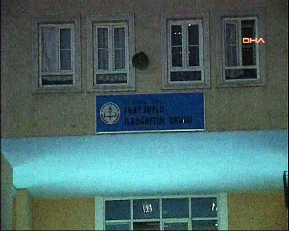 Şişlide okula molotoflu saldırı