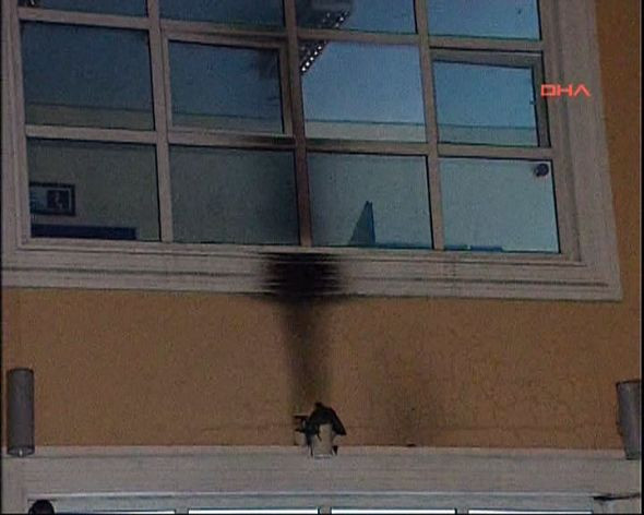 Şişlide okula molotoflu saldırı