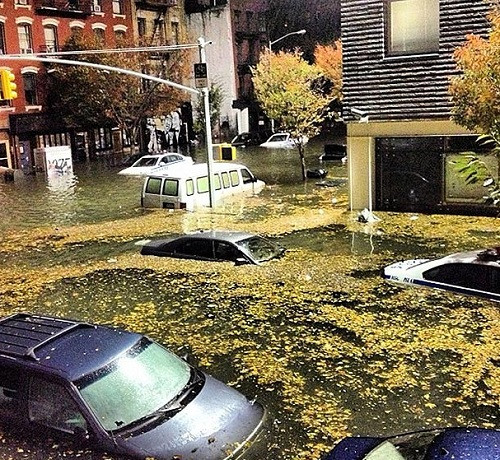 New York sular altında !