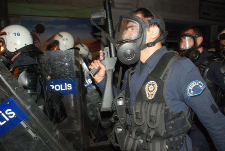 Bursada yine gergin gece
