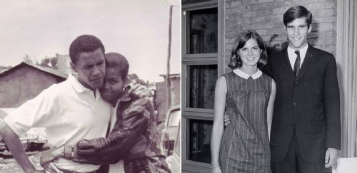 Fotoğraflarla: Beşikten bugüne Obama ve Romney
