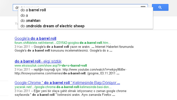 Googlea bunu yazın bakın ne oluyor?
