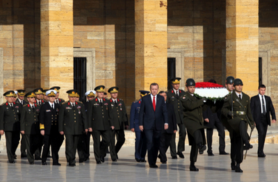 YAŞ öncesi Anıtkabir zitareti