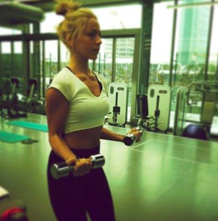 Hadisenin fit vücudunun sırrı ortaya çıktı