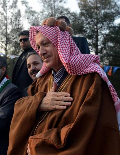 Erdoğan Şanlıurfada aba giydi