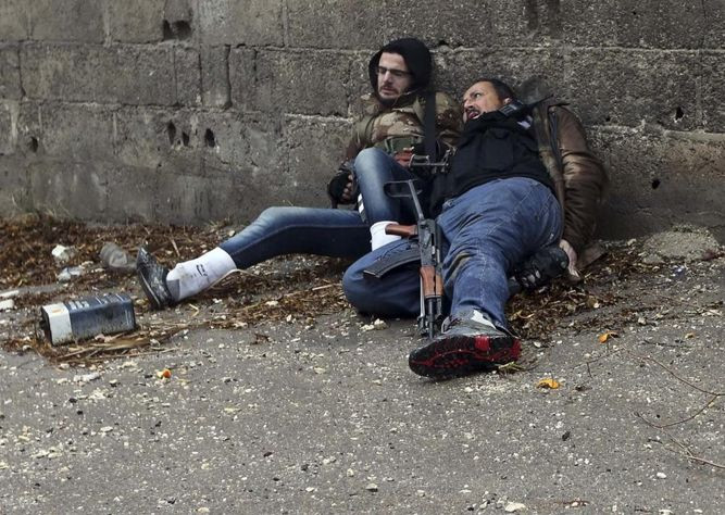 Suriyede ölüm anı böyle çekildi