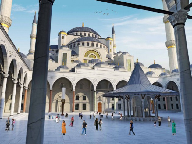 İşte Çamlıca camisinin ilk fotoğrafları
